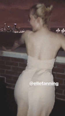 Elle Fanning Shaking That Little Ass NSFW