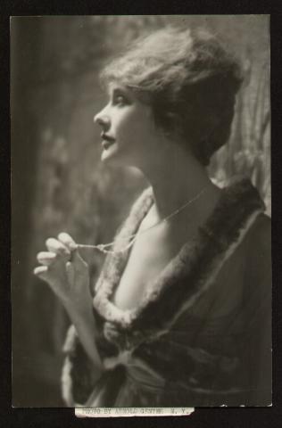 Elsie Ferguson Photographed By Arnold Genthe 1917 NSF