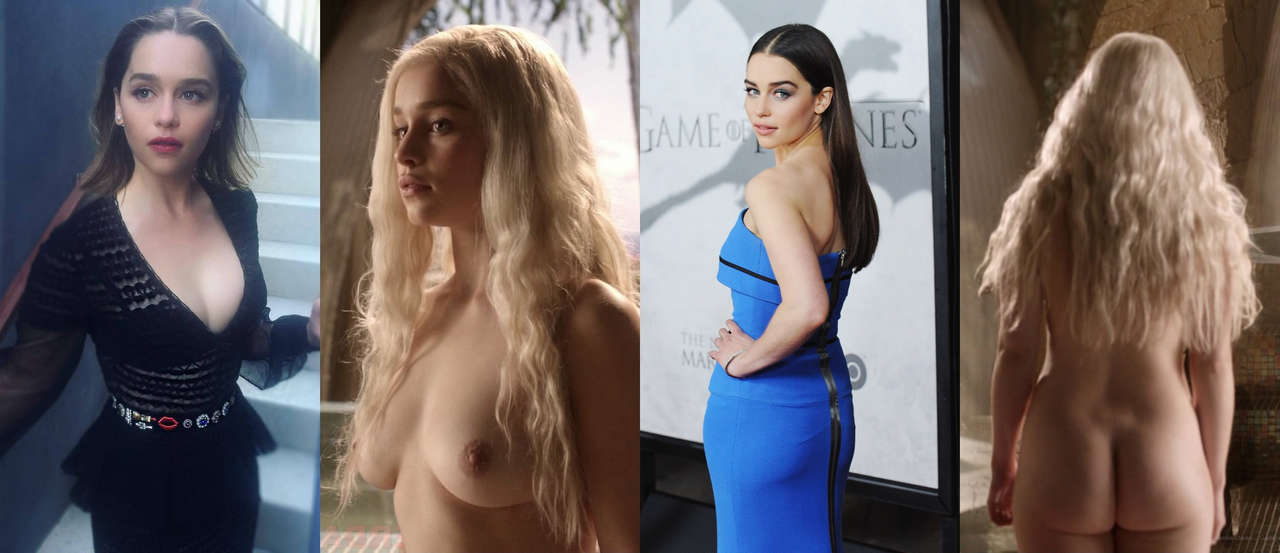 Emilia Clarke As A Brunette And And As A Blonde Oh And Also Clothed And Naked NSFW
