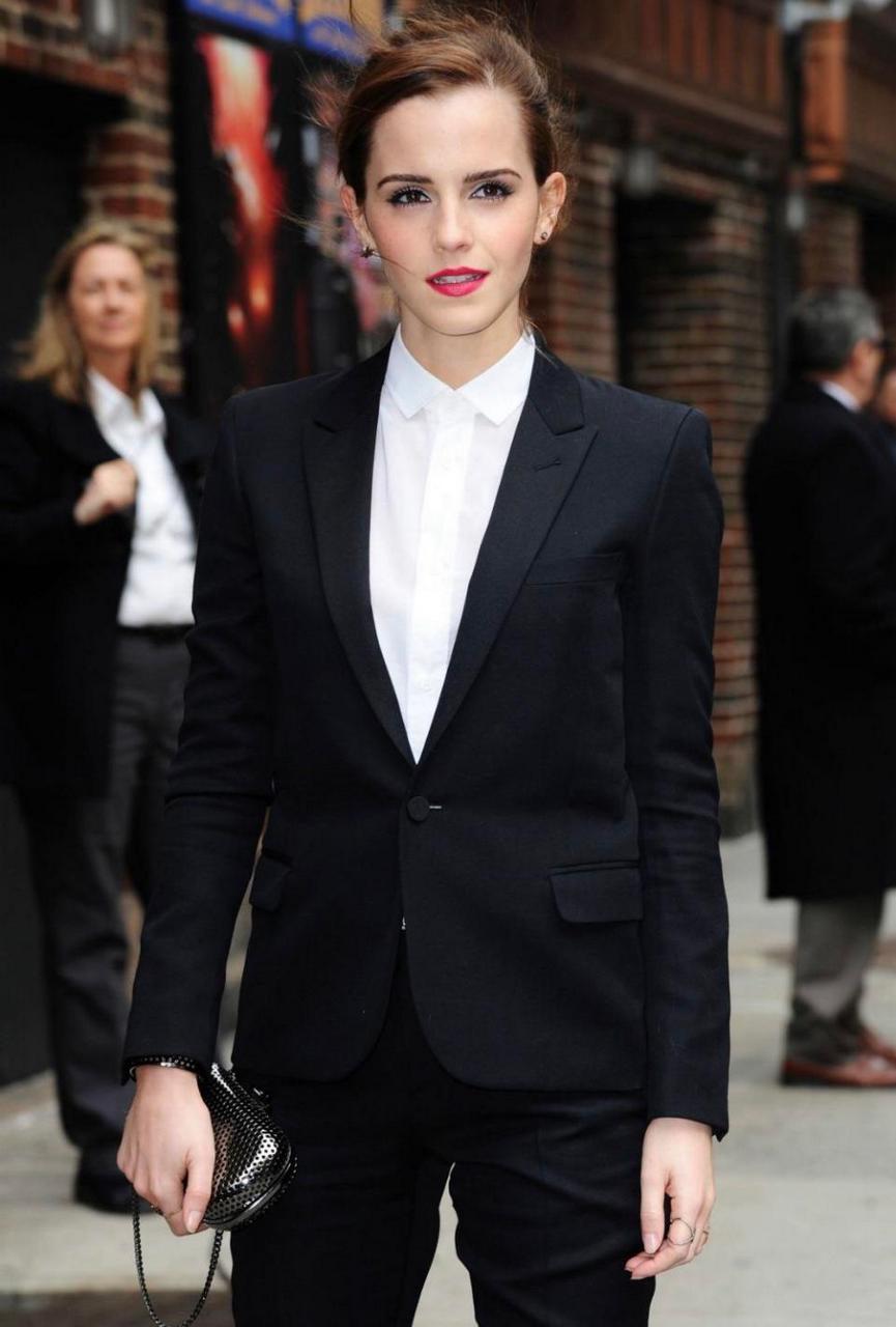 Emma Watson In A Suit NSFW