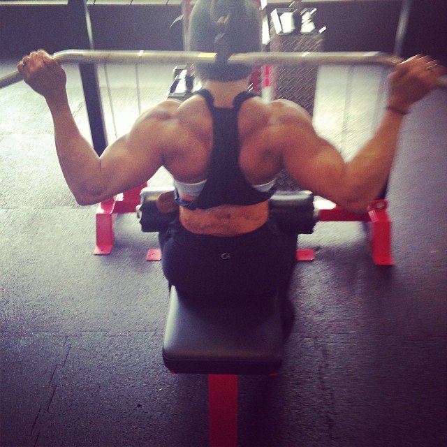 Erica Blockman Muscles