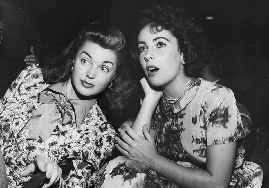 Esther Williams And Elizabeth Taylor 1940s NSF