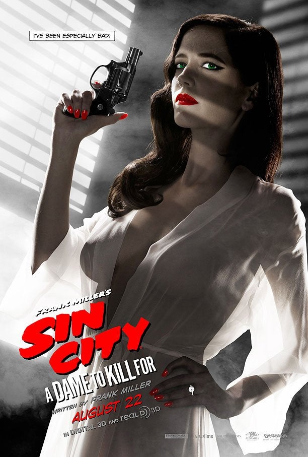 Eva Green Poster Rejected By Mpaa For Sin City A Dame To Kill For NSFW