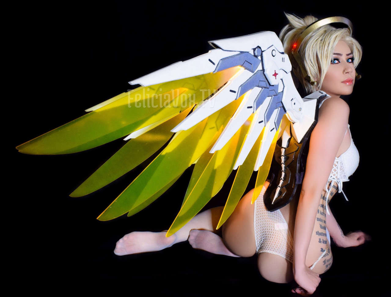 Felicia Vox As Mercy From Overwatch NSF