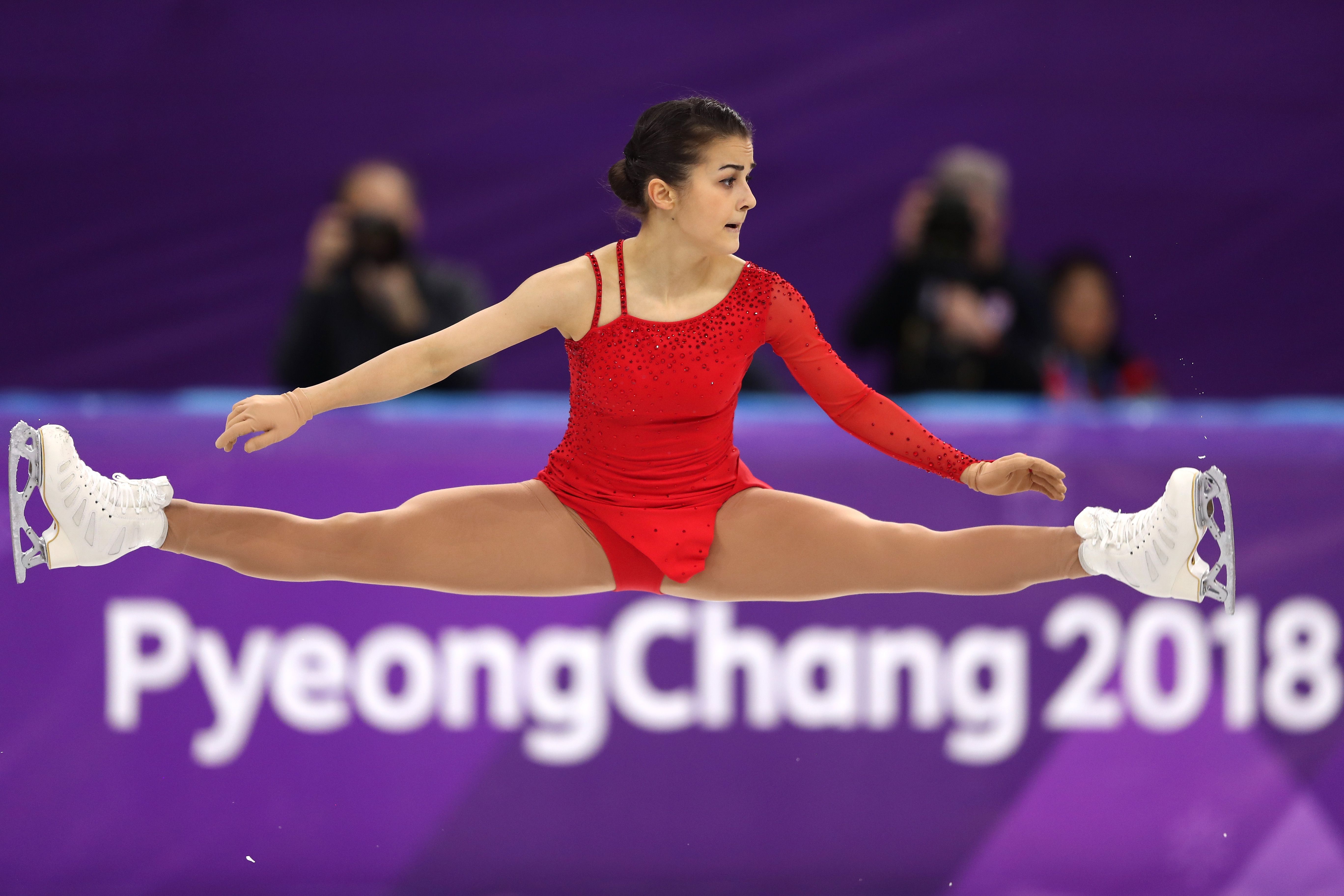 Figure Skater Ivett Toth At 2018 Winter Olympic Game