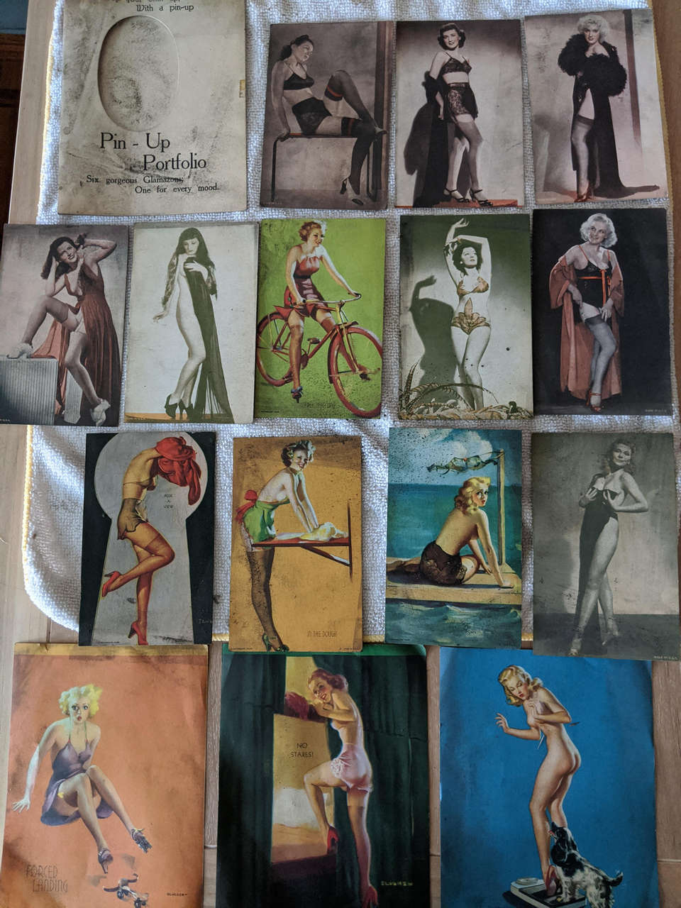 Found A Collection Of Dusty Vintage Pinups Under Our Attic Floorboards NSF