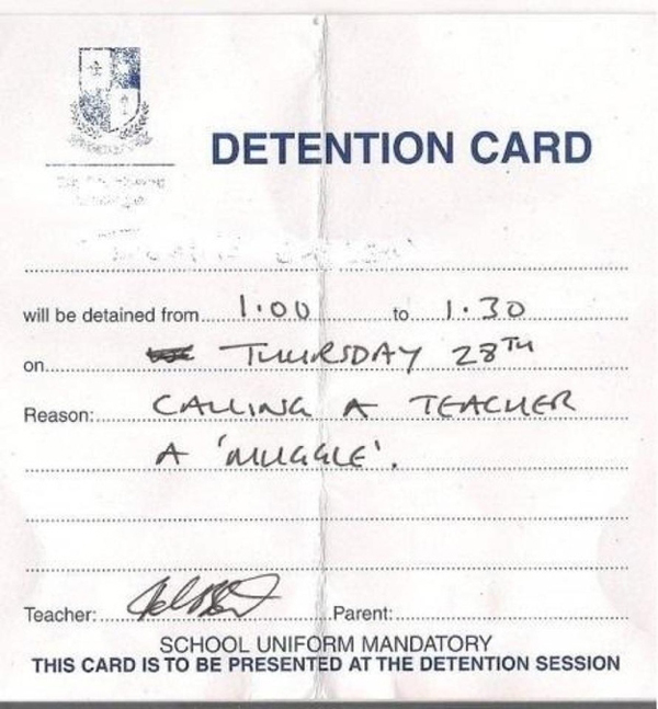 Funny Detention Slips NSFW