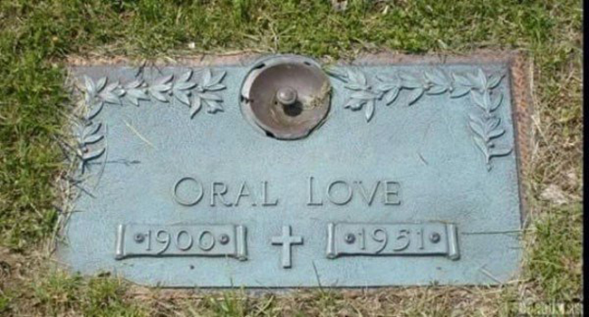 Funny Names On Tombstones NSFW