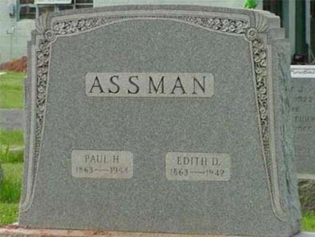 Funny Names On Tombstones NSFW