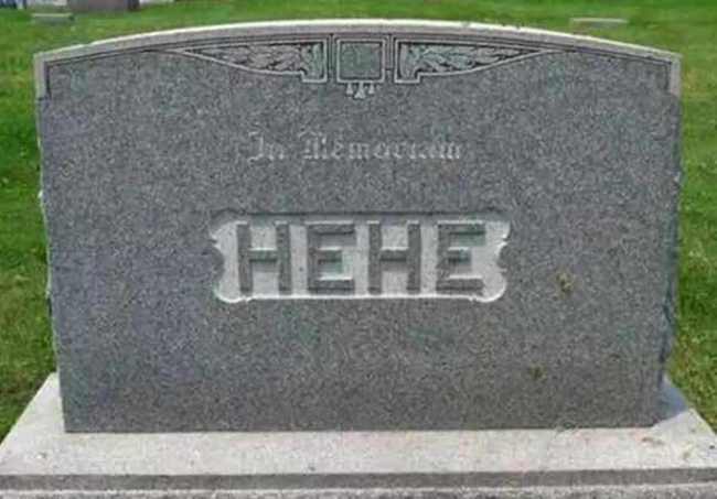 Funny Names On Tombstones NSFW