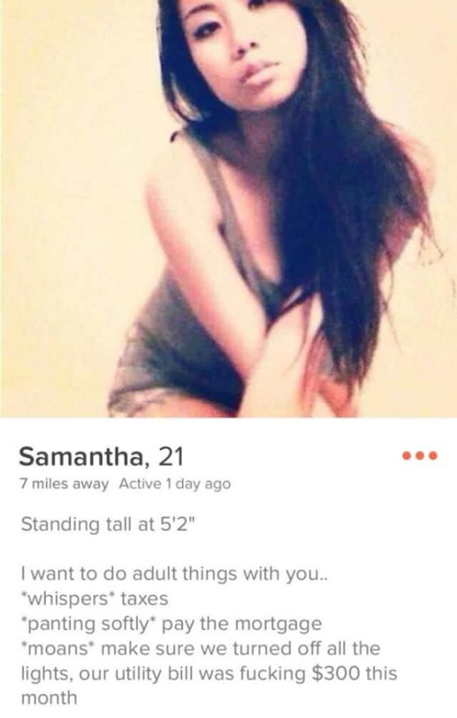 Funny Tinder Accounts NSFW