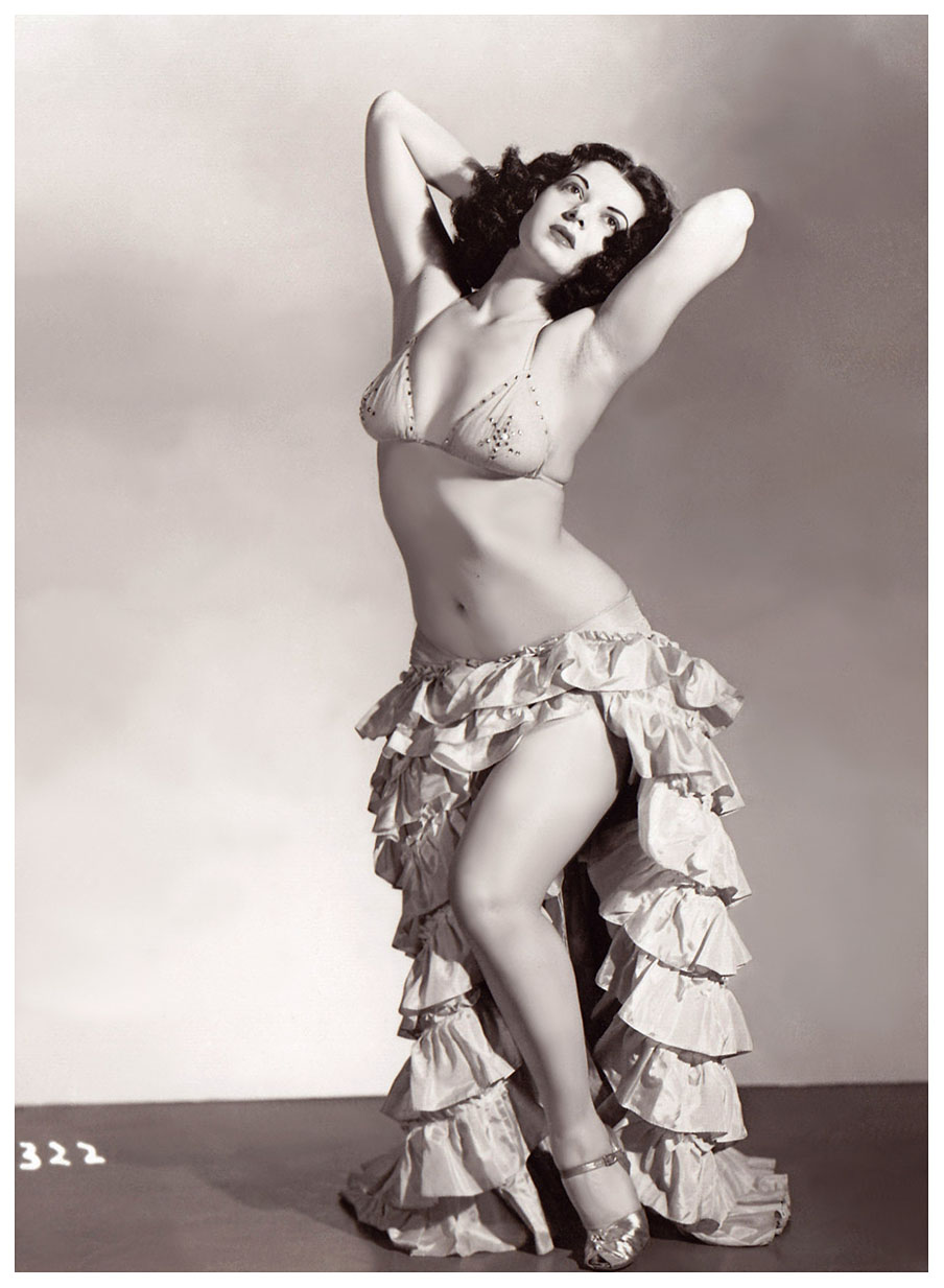 Garcia Gomez 1940s Burlesque Dancer NSF