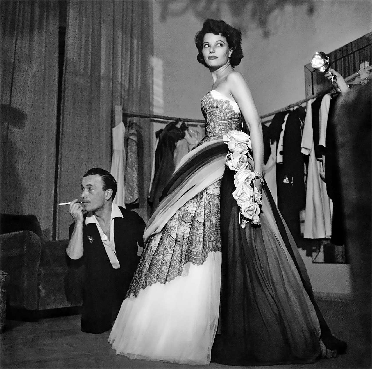 Geraldine Brooks At A Dress Fitting Rome 1951 NSF