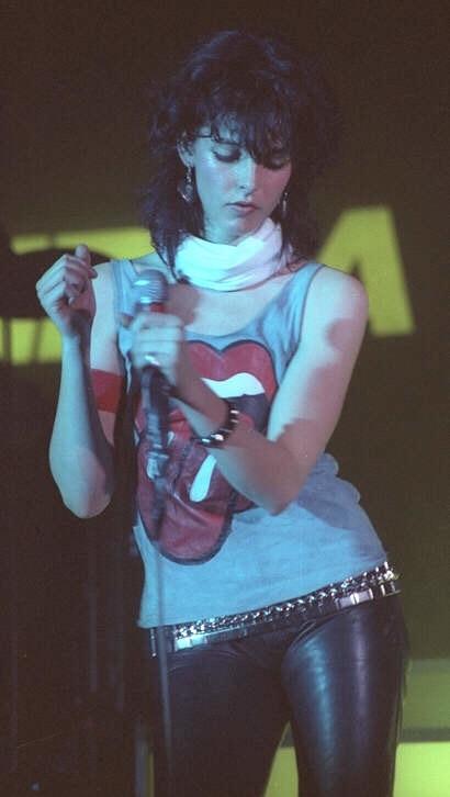German Singer Nena Performing In The 80s NSF