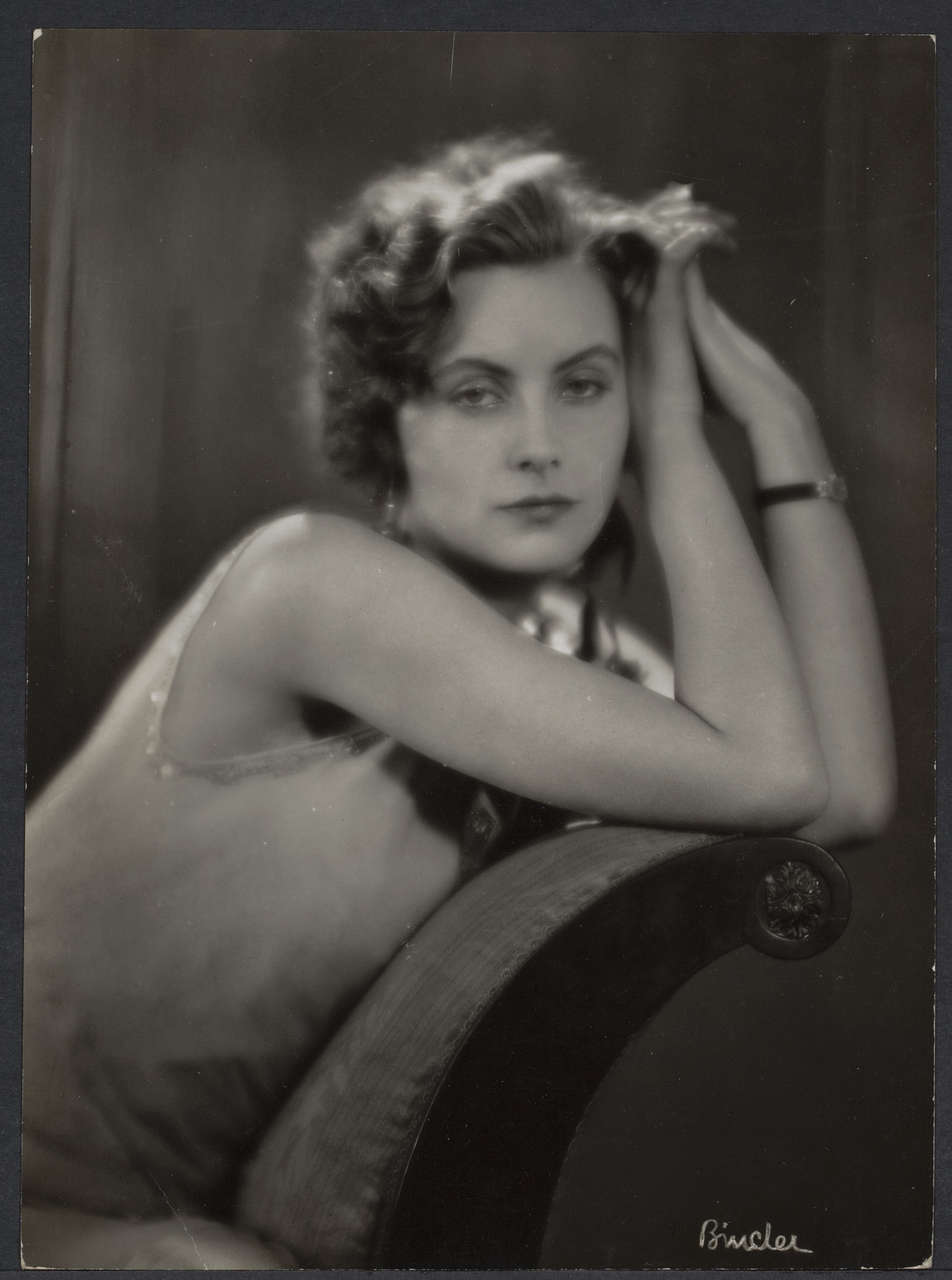 Greta Garbo Photographed By Alexander Binder 1925 NSF