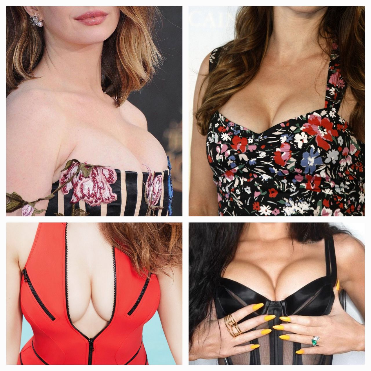 Guess The Actress Based On Heir Breast Rank Them NSFW