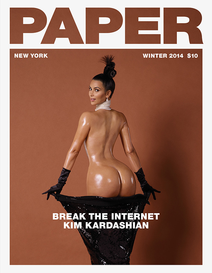 I Guess Ill Post It No One Else Did Kim Kardashian For The Winter Cover Of Paper Magazine NSF