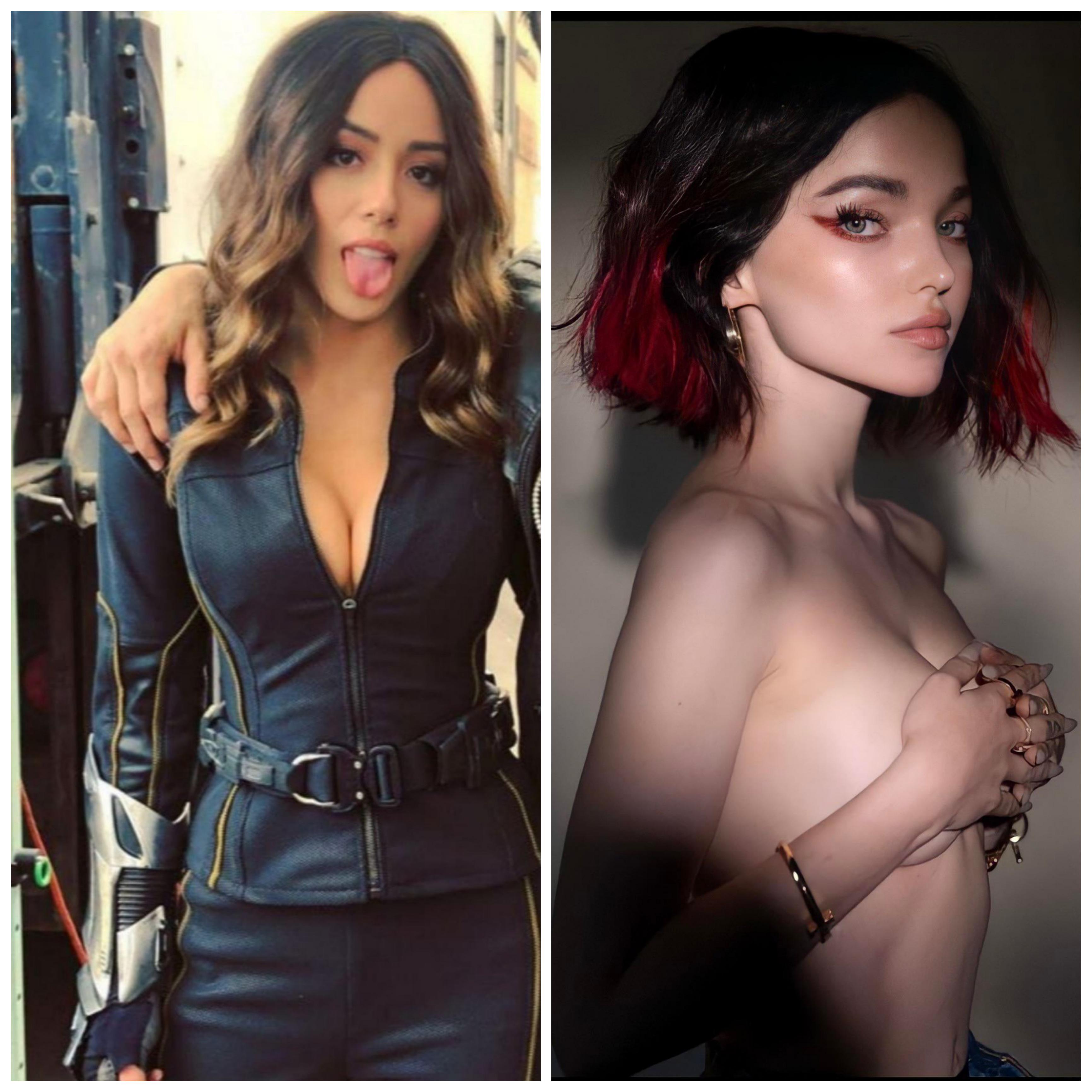 I Need Some Buds To Help Me Cum To Chloe Bennet Or Dove Camerons Sexy Bodies Bi Welcom