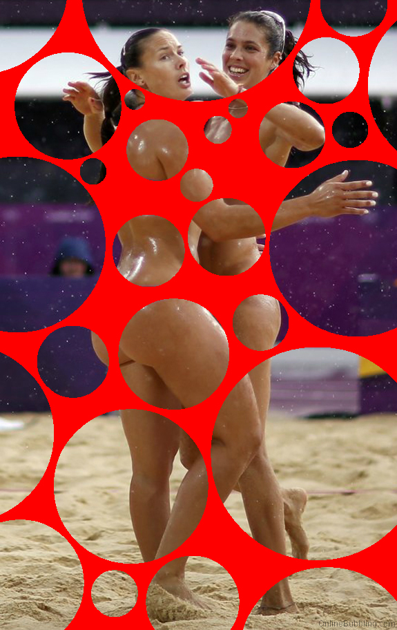 I Tried Bubbling The Olympic Volleyball Player