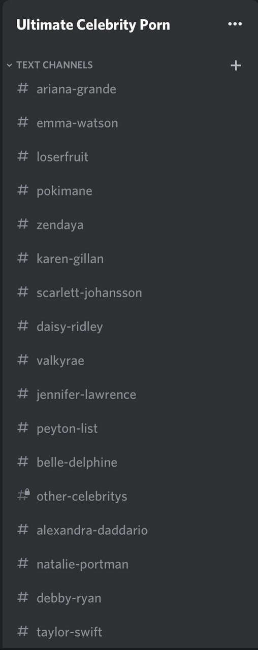 If You Want To Join My NSFW Celebrity Discord Sever Just Dm Me And Ill Give You The Link NSF