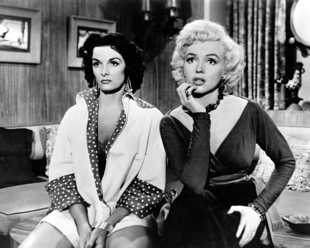 Jane Russell And Marilyn Monroe In Gentlemen Prefer Blondes 1953 NSF