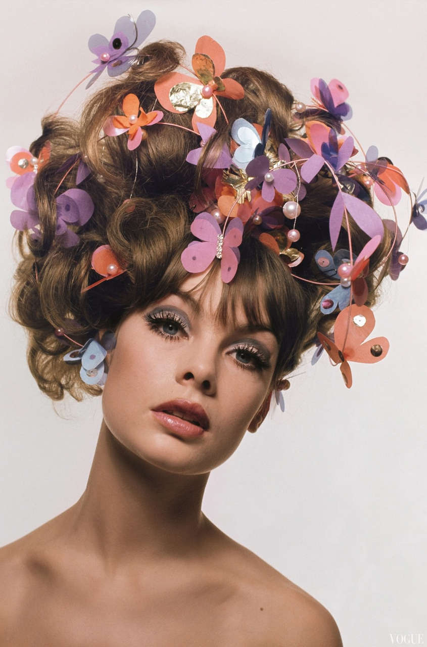 Jean Shrimpton Photographed For Vogue Magazine By David Bailey 1964 NSF