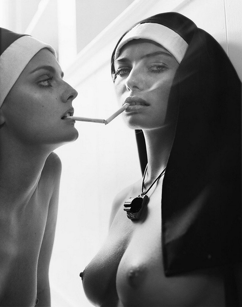 Jessica Hart With Lydia Hearst Photograph By Marc Hom NSFW