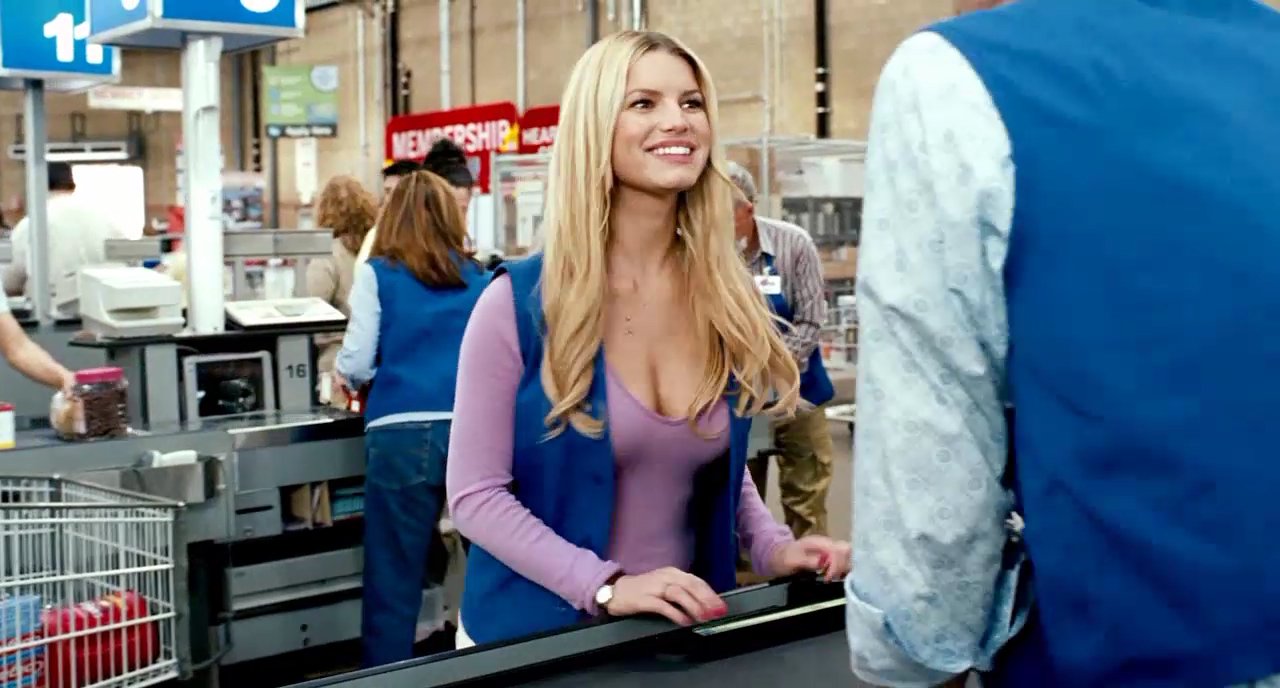 Jessica Simpson Employee Of The Month Cleavage