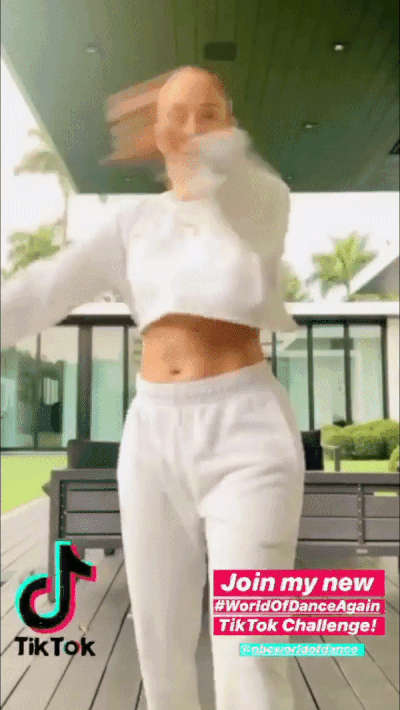 Jlo Tiktok Workout Gif Abs