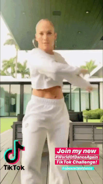 Jlo Tiktok Workout Gif Abs