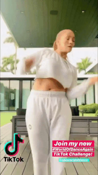 Jlo Tiktok Workout Gif Abs