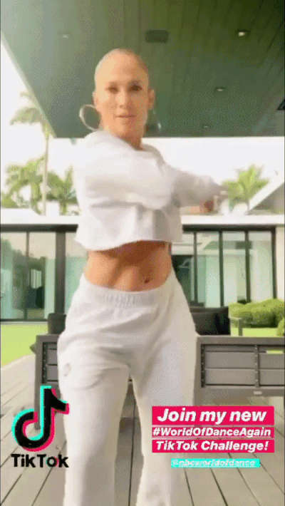 Jlo Tiktok Workout Gif Abs