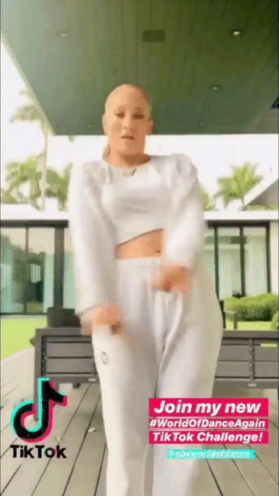 Jlo Tiktok Workout Gif Abs