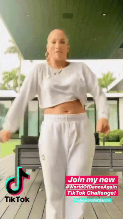 Jlo Tiktok Workout Gif Abs