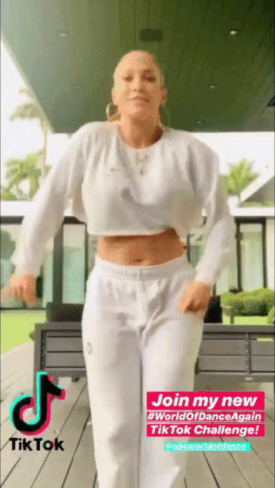 Jlo Tiktok Workout Gif Abs