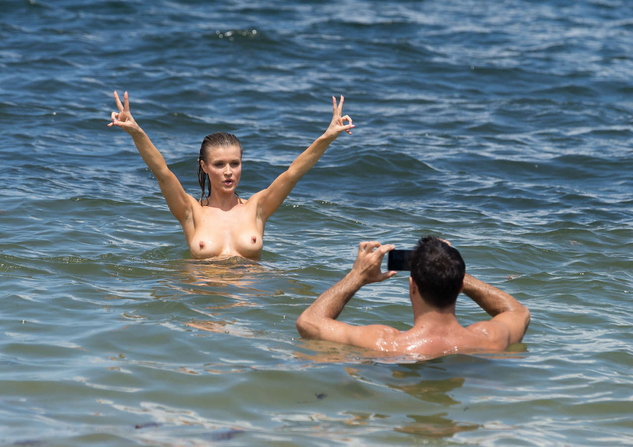 Joanna Krupa At A Beach NSFW