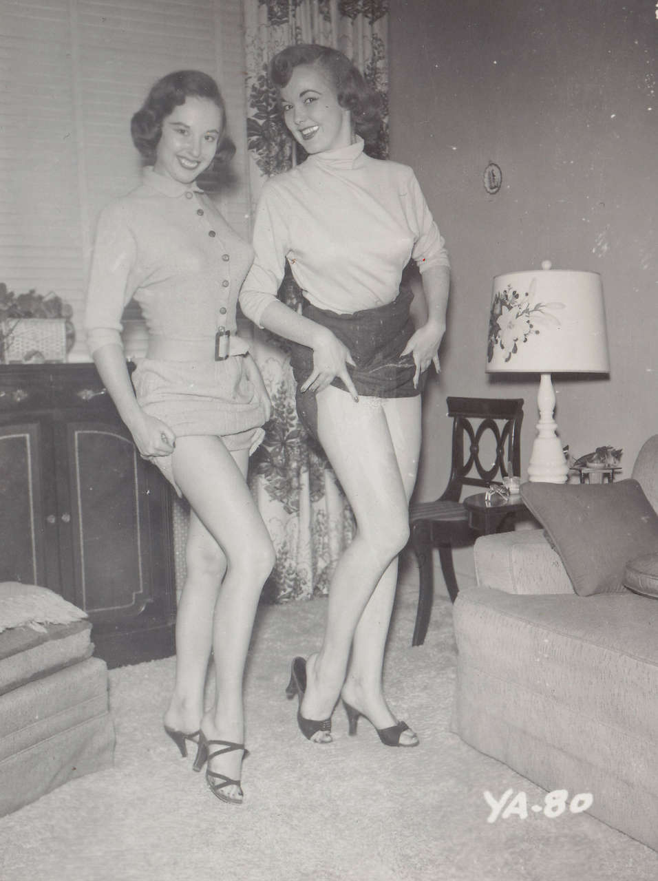 Judy Oday Andamp Marge Mellor C 1954 NSF