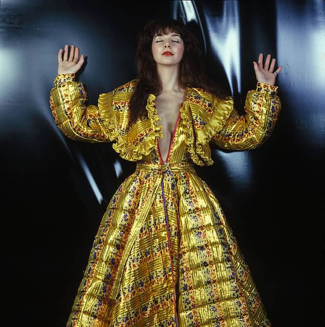 Kate Bush In A Yellow Fong Leng Dress 1978 NSF