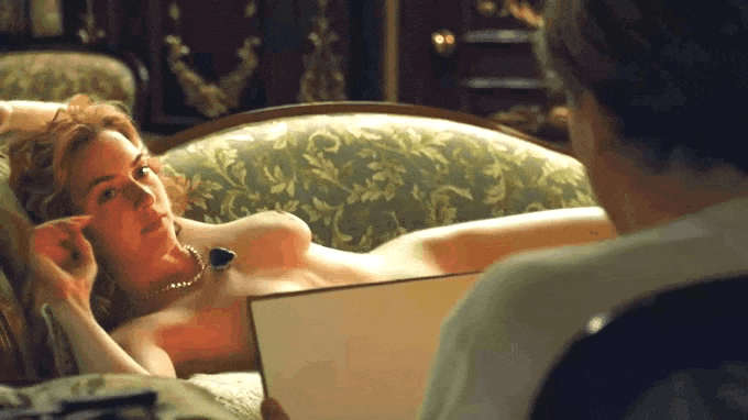 Kate Winslet Titanic Onoff NSFW