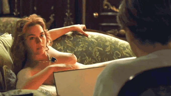 Kate Winslet Titanic Onoff NSFW