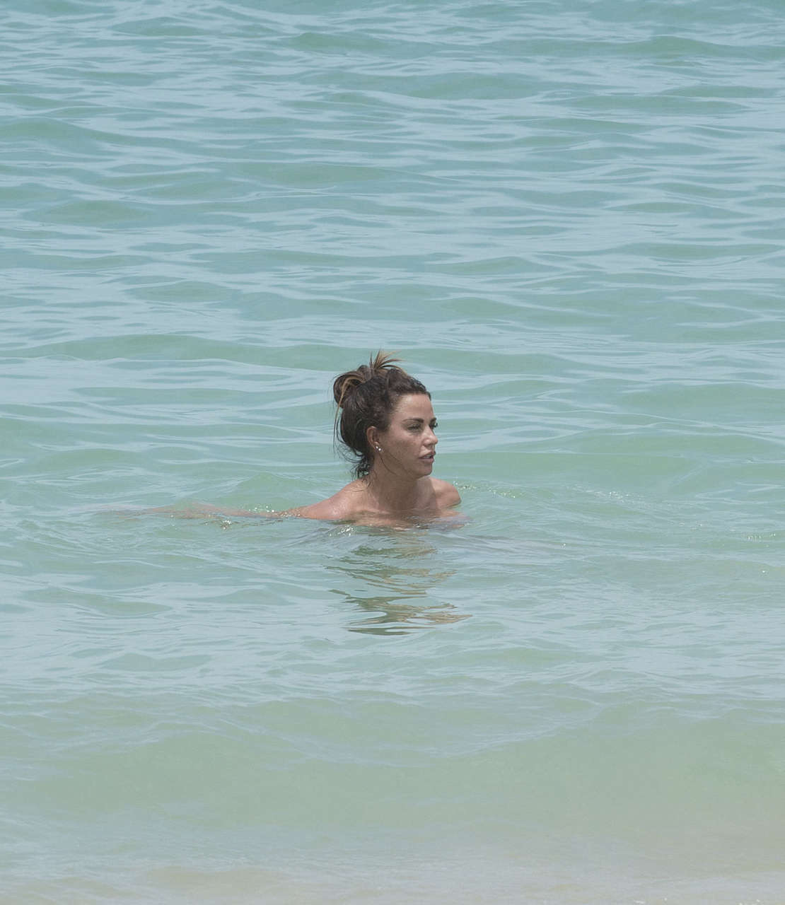 Katie Price Topless The Beach NSFW