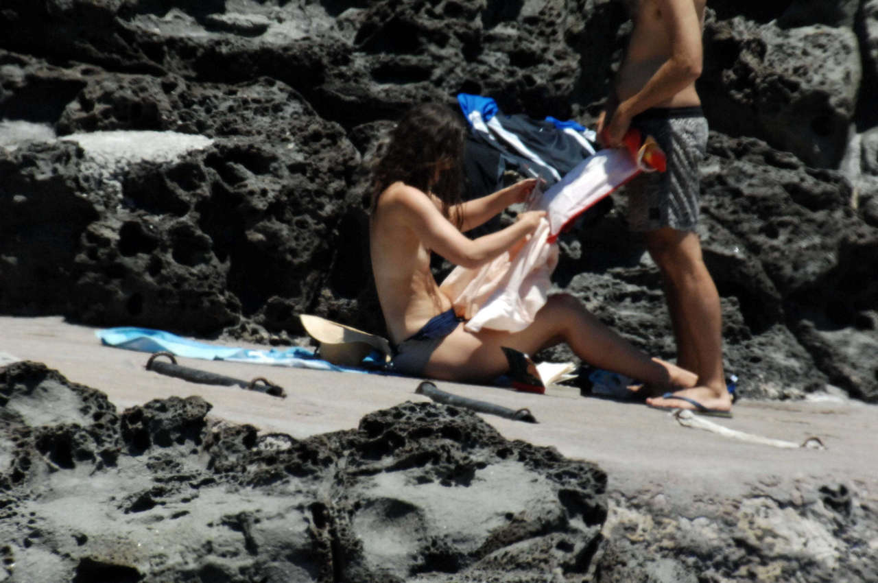 Keira Knightley Caught Topless The Beach NSFW