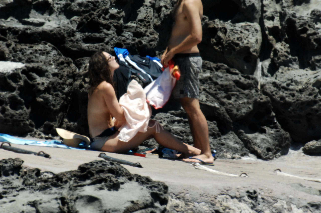 Keira Knightley Caught Topless The Beach NSFW