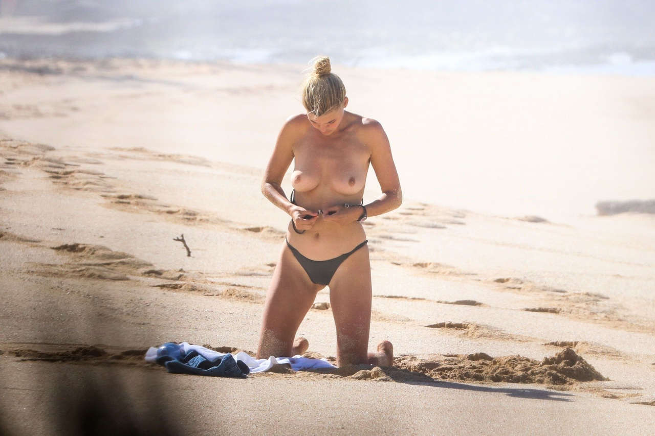 Kelly Rohrbach Topless The Beach NSFW