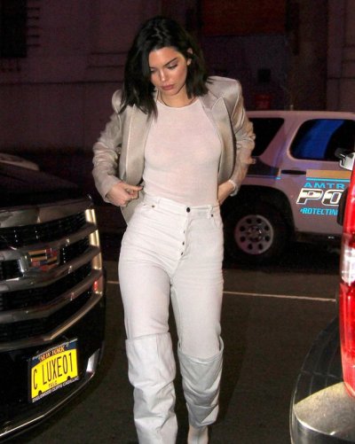 Kendall Jenner Seethru In New York