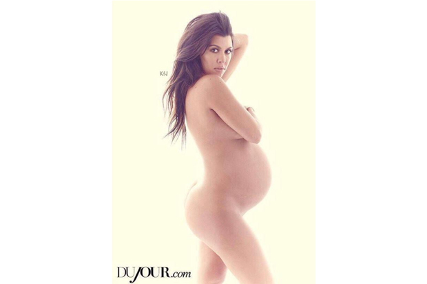 Kourtney Kardashians Nude Pregnancy Photoshoot NSFW