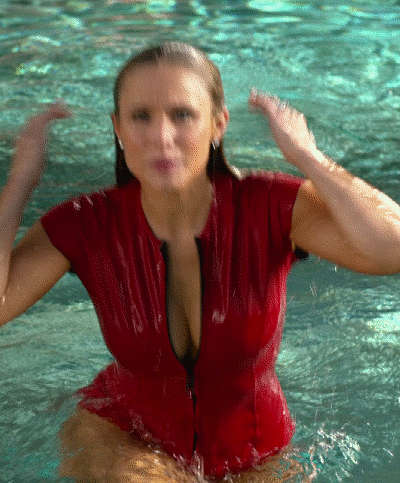 Kristen Bells Big Tits In A Tight Swimsuit Big Tits