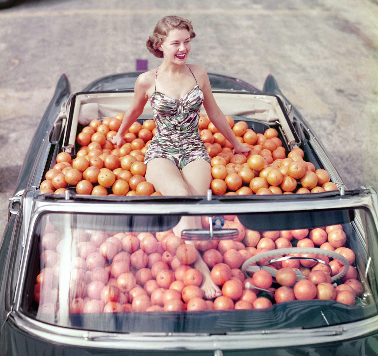 Ladene Vanwagoner Martin 1950 Orange Bowl Queen NSF