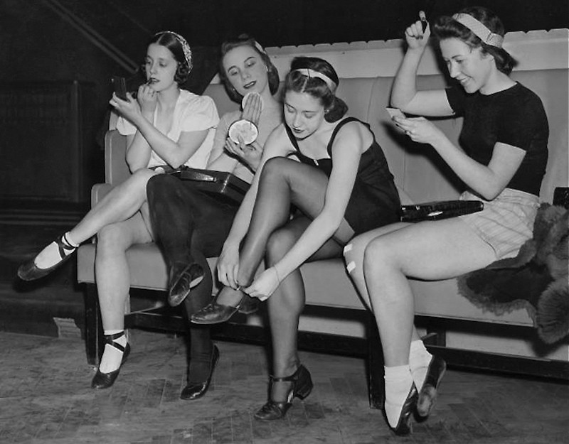 Ladies Attending A Co Ed Dance 1940s NSF