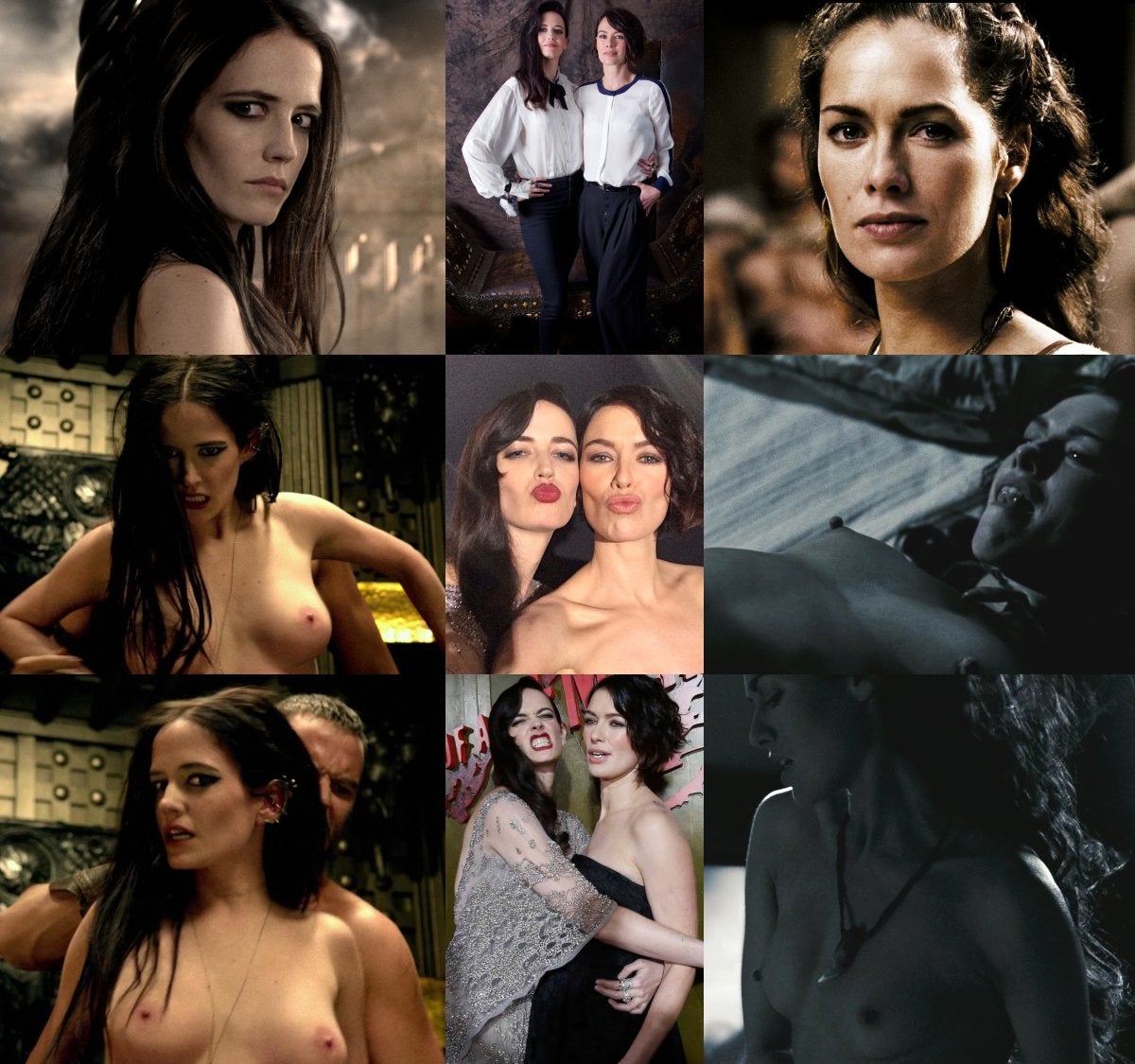 Ladies Of 300 Eva Green And Lena Headey NSFW